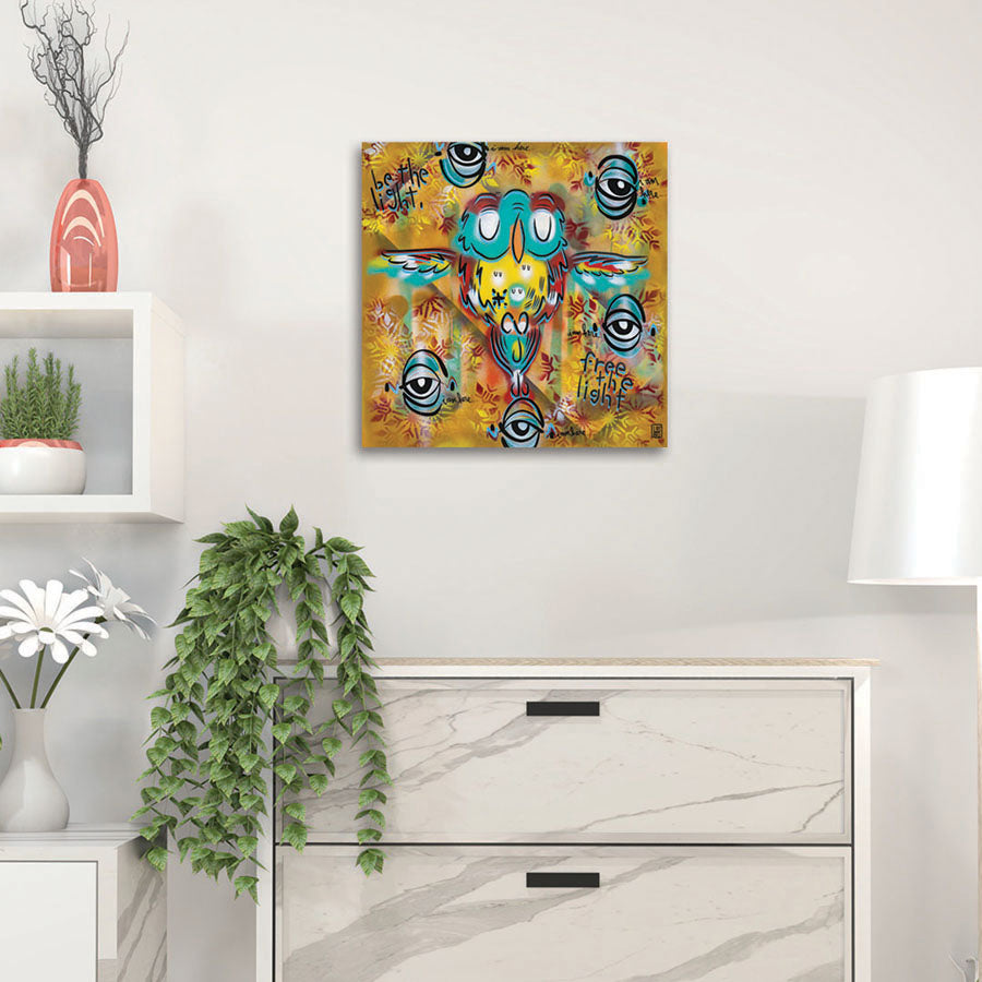 Be the light, free the light - Mineral Print